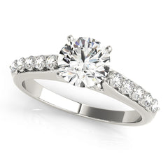 Engagement Rings Single Row Prong Set - TN50456-E