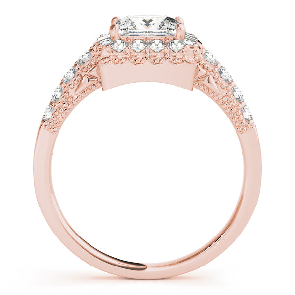 Engagement Rings Halo Square & Cushion - TN50459-E