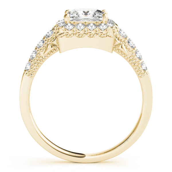 Engagement Rings Halo Square & Cushion - TN50459-E