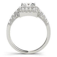 Engagement Rings Halo Square & Cushion - TN50459-E