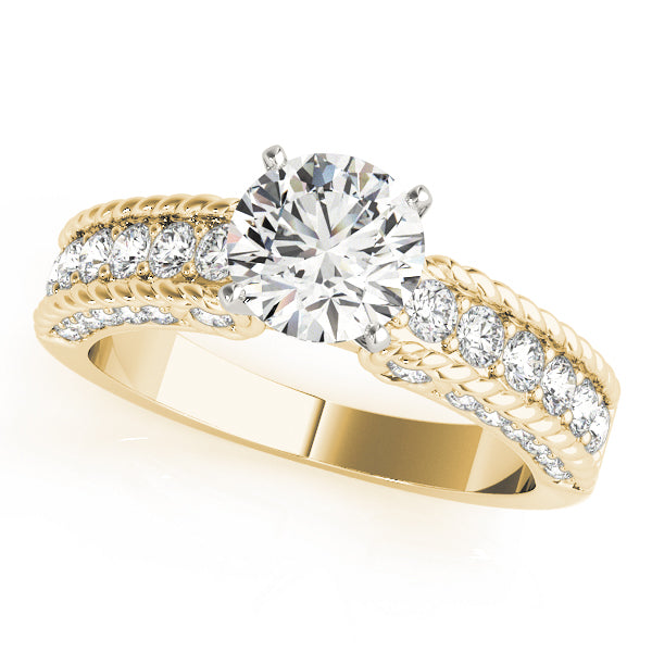 Engagement Rings Single Row Channel Set - TN50485-E