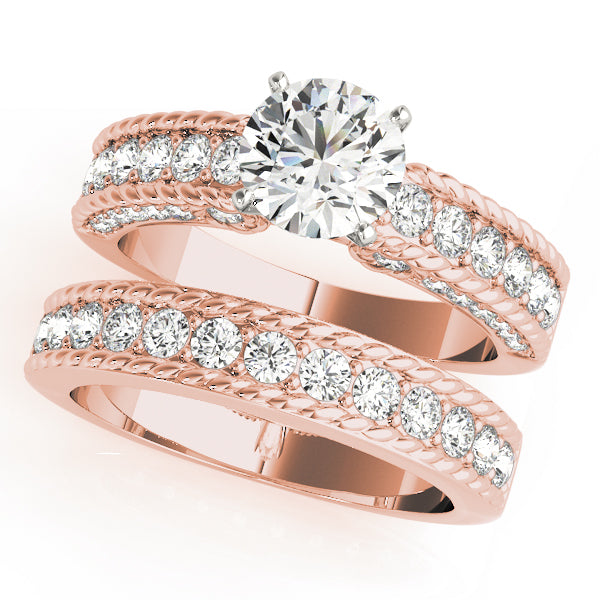 Engagement Rings Single Row Channel Set - TN50485-E