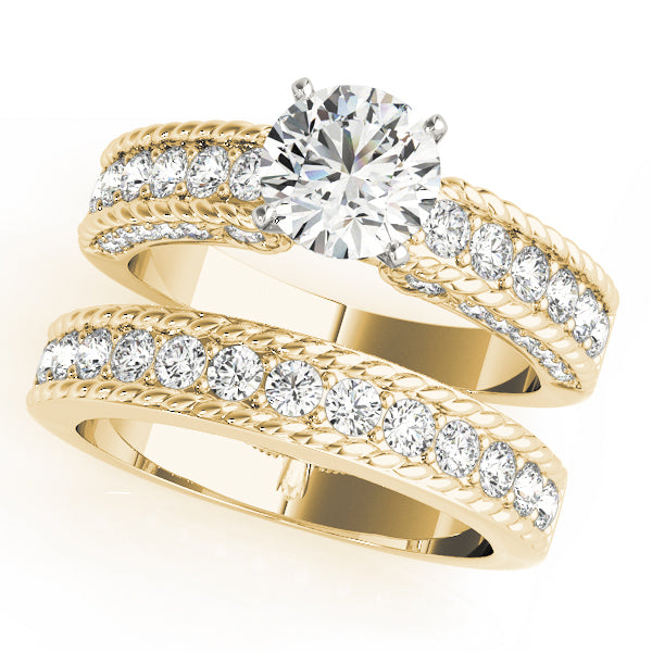 Engagement Rings Single Row Channel Set - TN50485-E