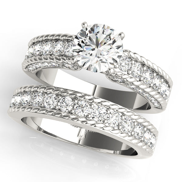 Engagement Rings Single Row Channel Set - TN50485-E