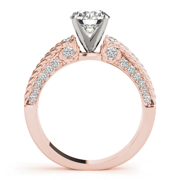 Engagement Rings Single Row Channel Set - TN50485-E