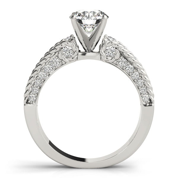 Engagement Rings Single Row Channel Set - TN50485-E