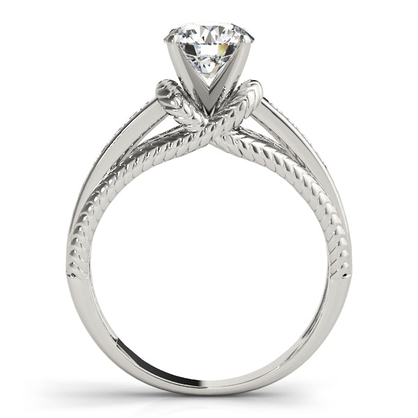 Engagement Rings Single Row Channel Set - TN50487-E