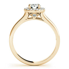 Engagement Rings Halo Round - TN50489-E