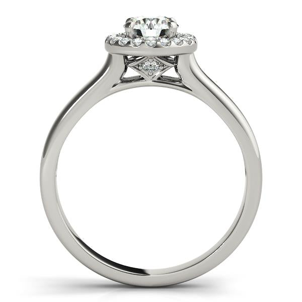 Engagement Rings Halo Round - TN50489-E