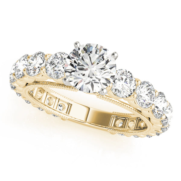 Engagement Rings Single Row Prong Set - TN50491-E