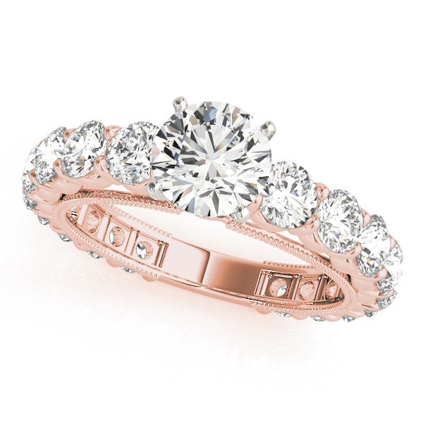 Engagement Rings Single Row Prong Set - TN50491-E