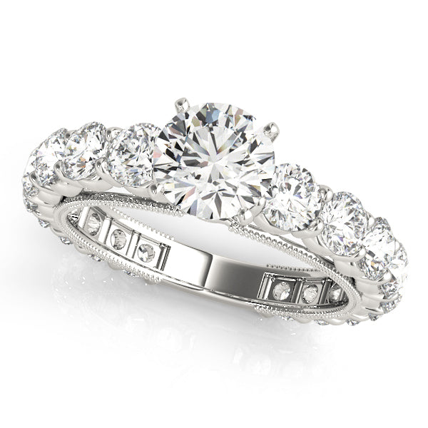 Engagement Rings Single Row Prong Set - TN50491-E