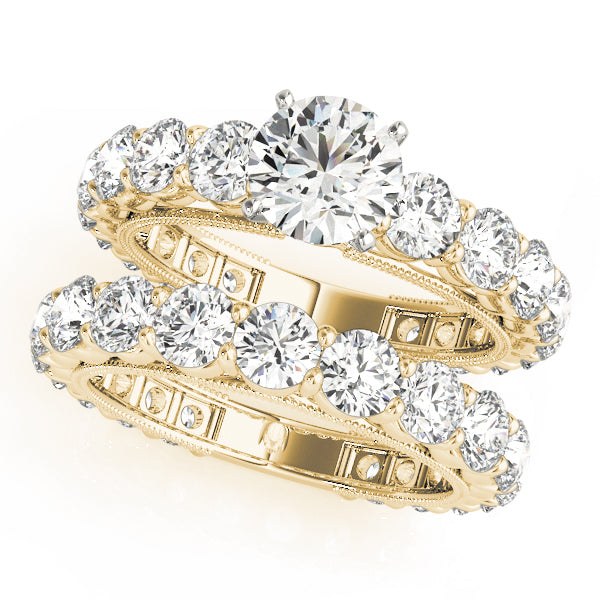 Engagement Rings Single Row Prong Set - TN50491-E