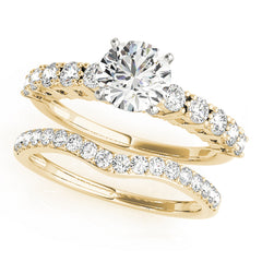 Engagement Rings Single Row Prong Set - TN50496-E