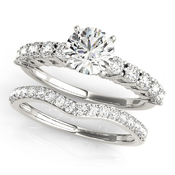 Engagement Rings Single Row Prong Set - TN50496-E