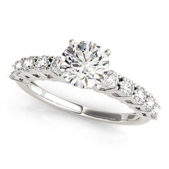 Engagement Rings Single Row Prong Set - TN50496-E