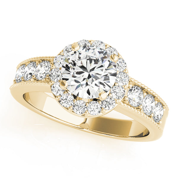 Engagement Rings Halo Round - TN50500-E