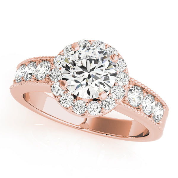 Engagement Rings Halo Round - TN50500-E