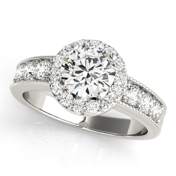 Engagement Rings Halo Round - TN50500-E