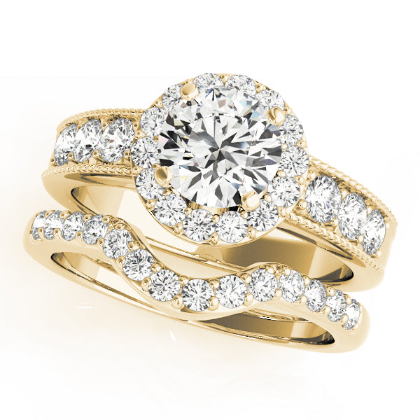 Engagement Rings Halo Round - TN50500-E