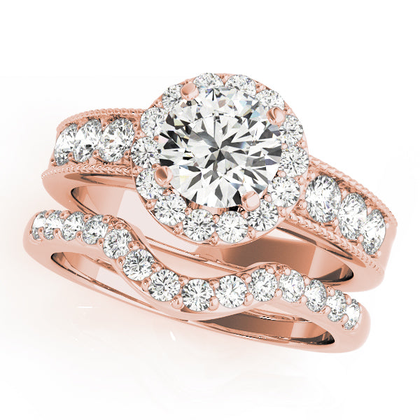 Engagement Rings Halo Round - TN50500-E