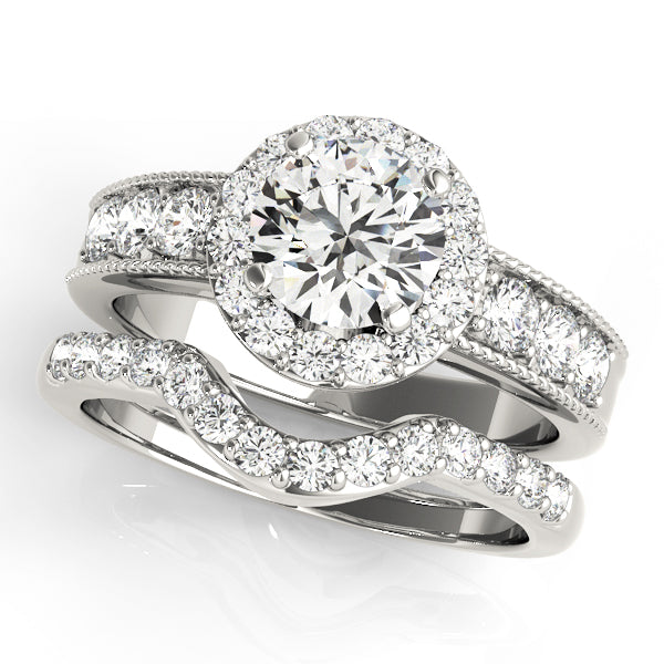 Engagement Rings Halo Round - TN50500-E