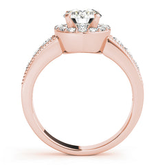 Engagement Rings Halo Round - TN50500-E