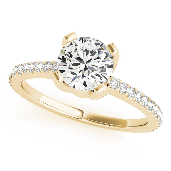 Engagement Rings Single Row Prong Set - TN50502