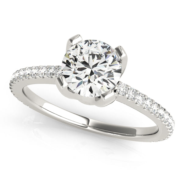 Engagement Rings Single Row Prong Set - TN50502