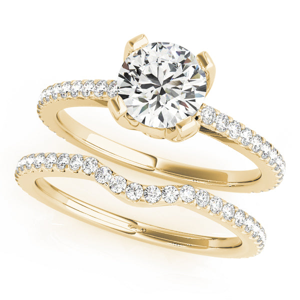 Engagement Rings Single Row Prong Set - TN50502