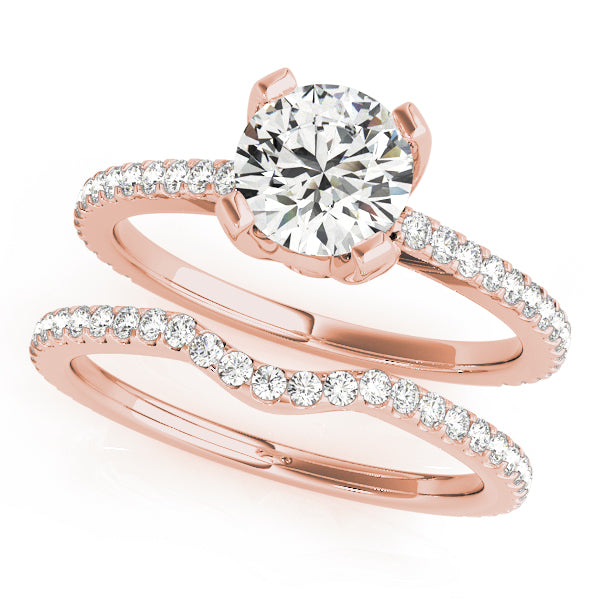 Engagement Rings Single Row Prong Set - TN50502