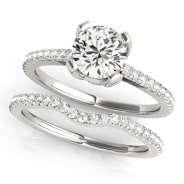 Engagement Rings Single Row Prong Set - TN50502