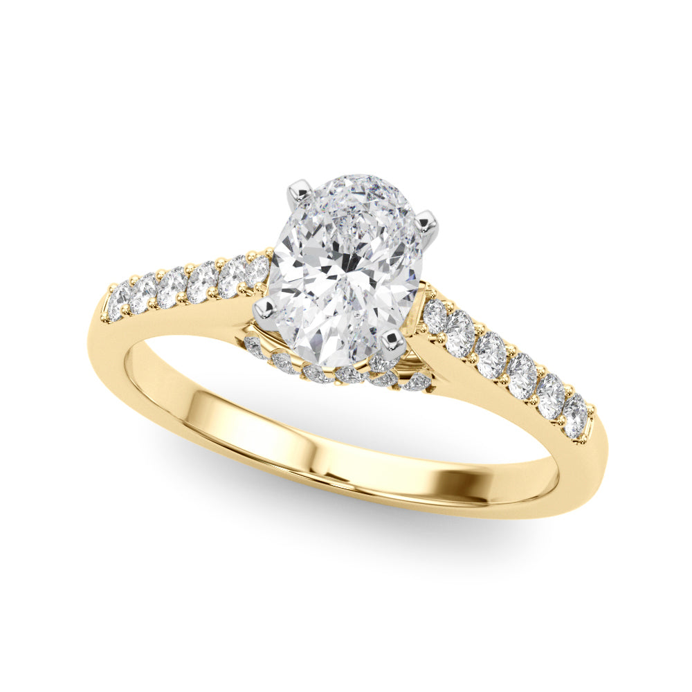 Engagement Rings Single Row Channel Set - TN50505-E