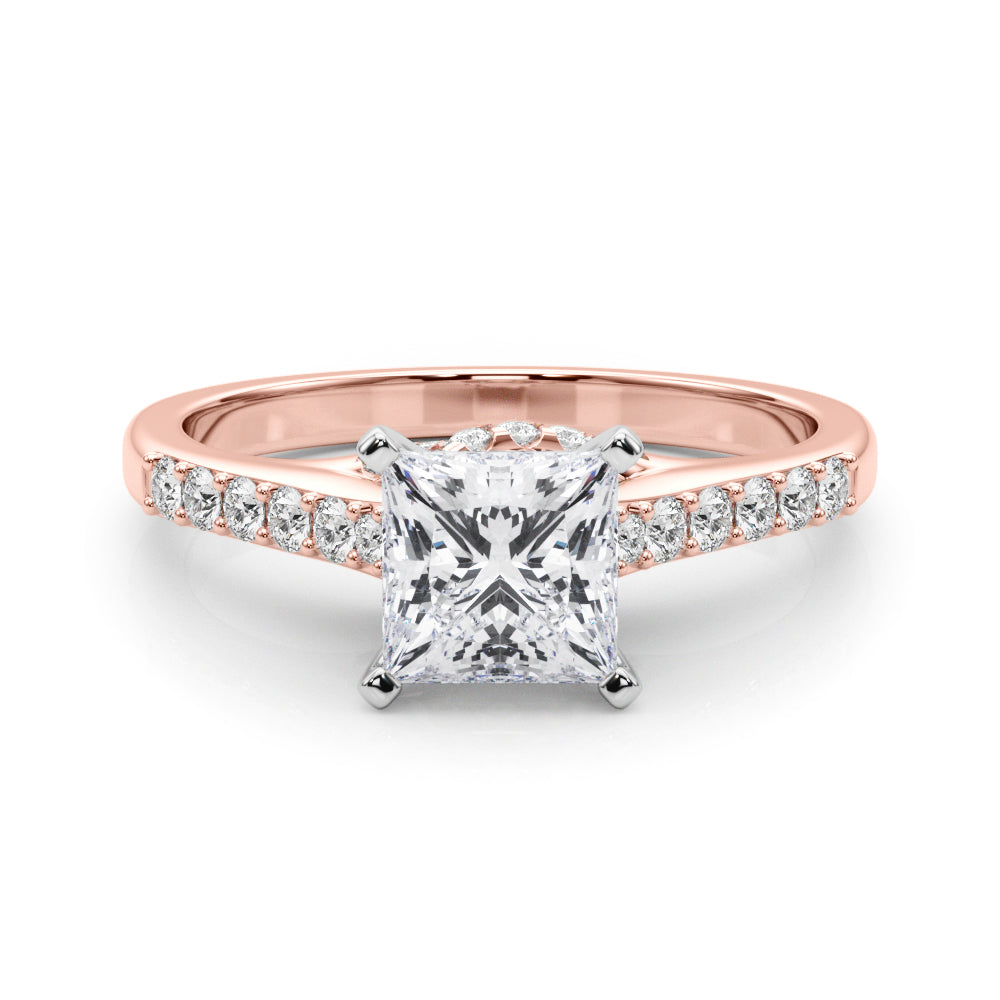 Engagement Rings Single Row Channel Set - TN50505-E