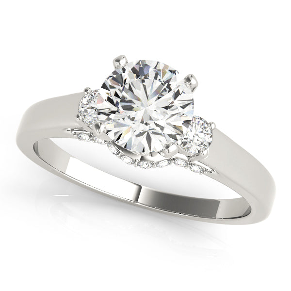 Engagement Rings 3 Stone Round - TN50506-E