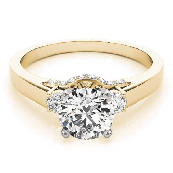 Engagement Rings 3 Stone Round - TN50506-E