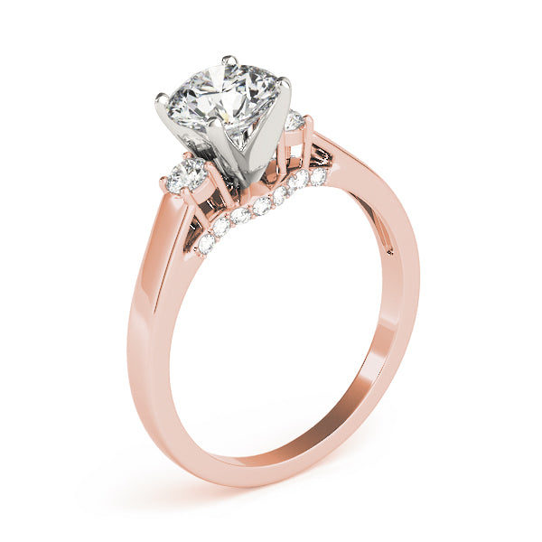 Engagement Rings 3 Stone Round - TN50506-E