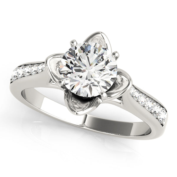 Engagement Rings Single Row Prong Set - TN50512-E