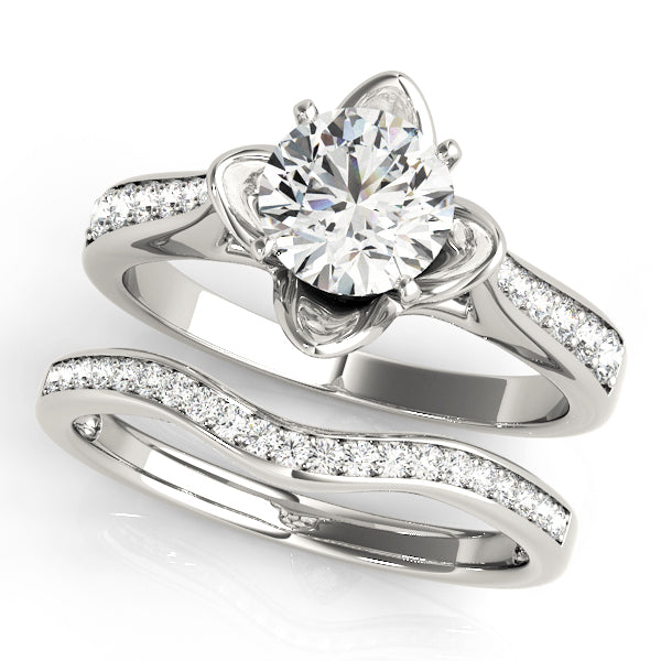 Engagement Rings Single Row Prong Set - TN50512-E