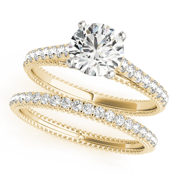 Engagement Rings Single Row Prong Set - TN50513-E