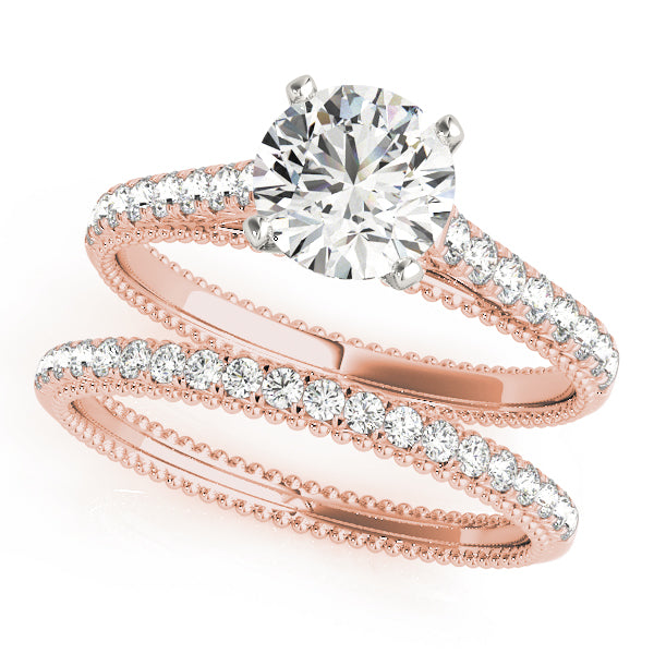 Engagement Rings Single Row Prong Set - TN50513-E