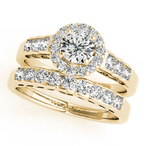 Engagement Rings Halo Round - TN50516-E