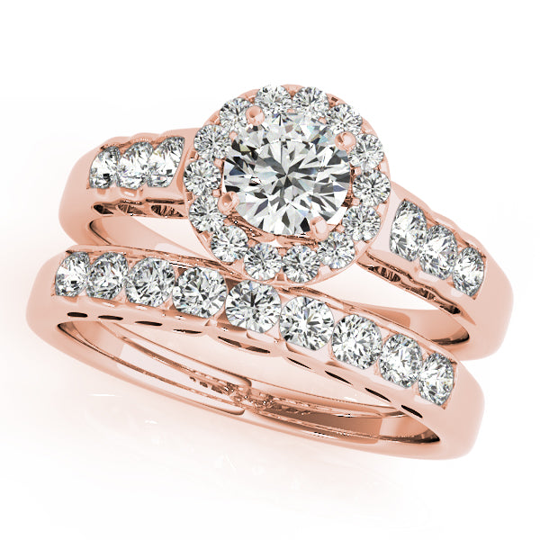 Engagement Rings Halo Round - TN50516-E