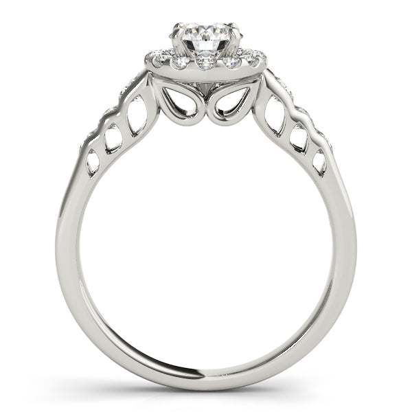 Engagement Rings Halo Round - TN50516-E