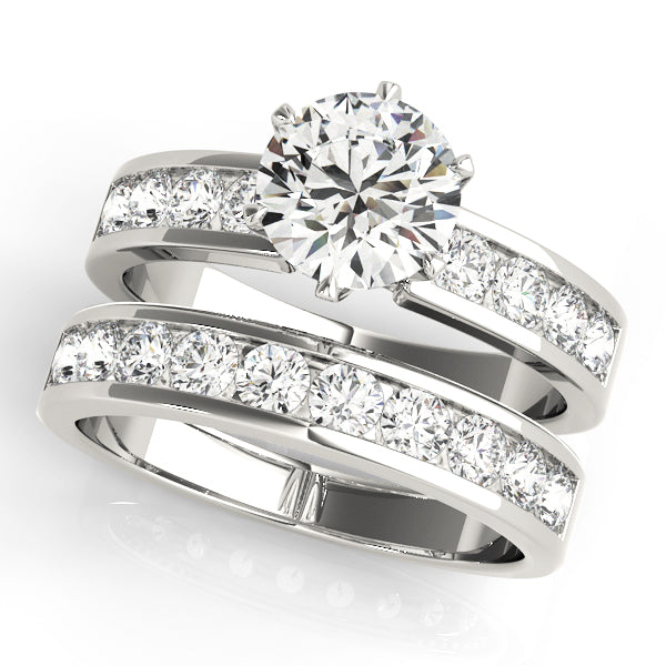 Engagement Rings Single Row Channel Set - TN50520-E