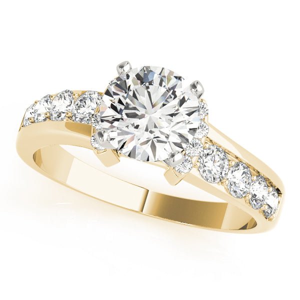 Engagement Rings Single Row Prong Set - TN50522-E