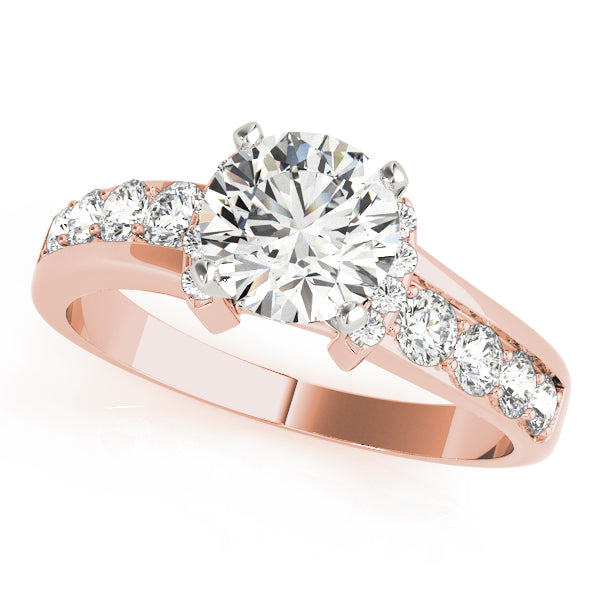 Engagement Rings Single Row Prong Set - TN50522-E