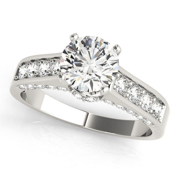 Engagement Rings Single Row Channel Set - TN50525-E