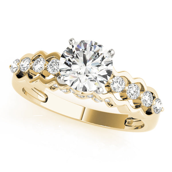 Engagement Rings Single Row Prong Set - TN50526-E