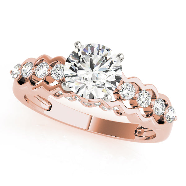 Engagement Rings Single Row Prong Set - TN50526-E